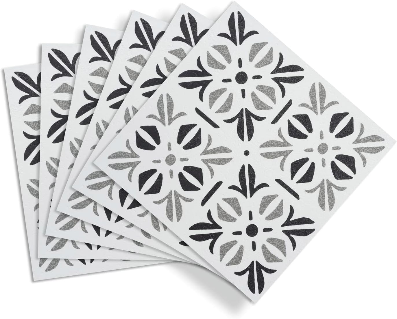 Cubia Pattern I Selbstklebende Bodenfliesen in Steinoptik - 30,5 x 30,5cm