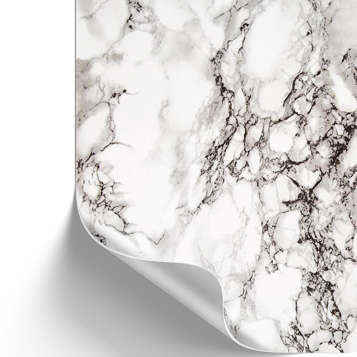 Marmi, weiß I Möbelfolie in Marmoroptik