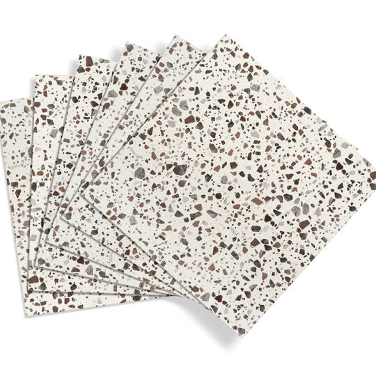 Selbstklebende Bodenfliesen - Terrazzo