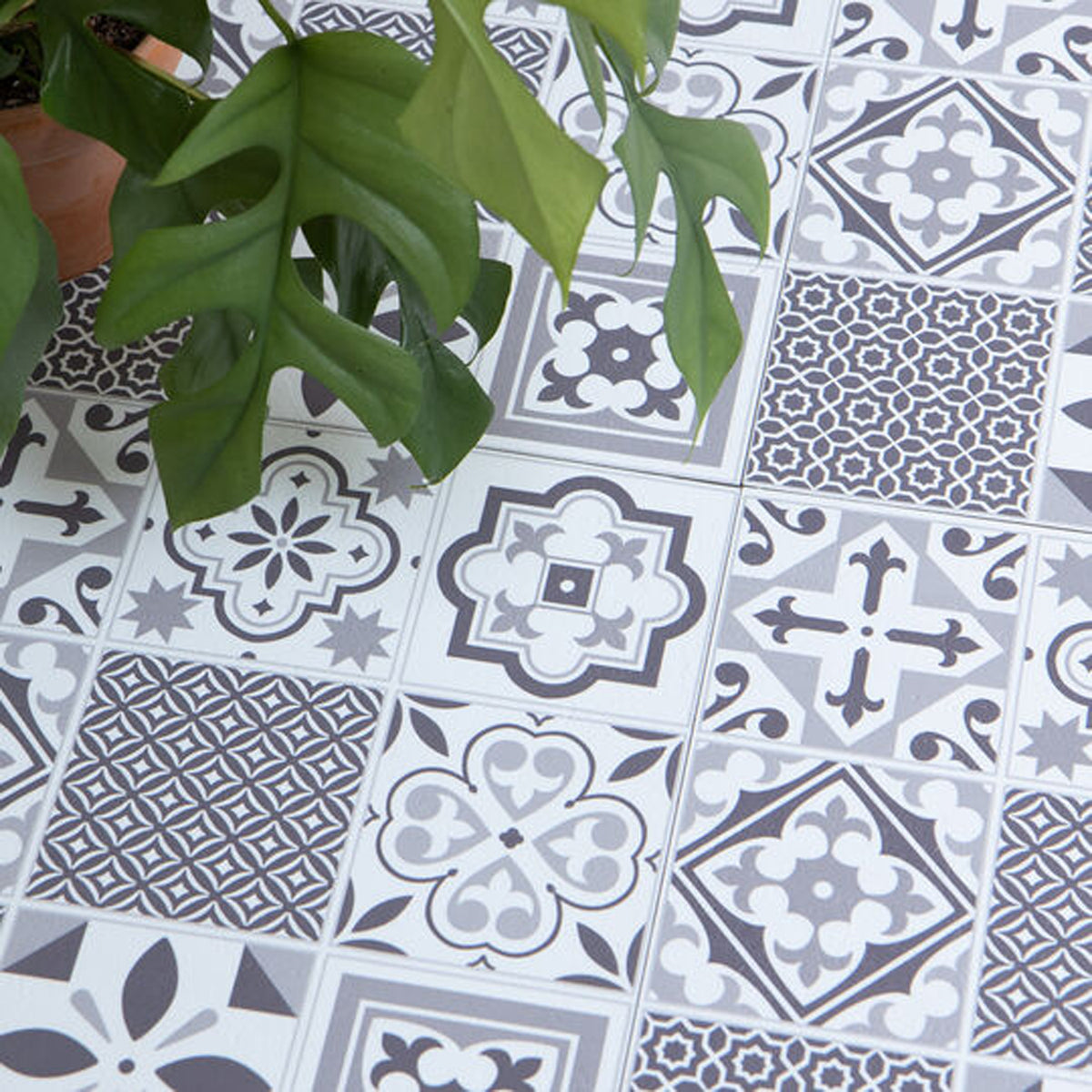 Selbstklebende Bodenfliesen - Oriental Tiles