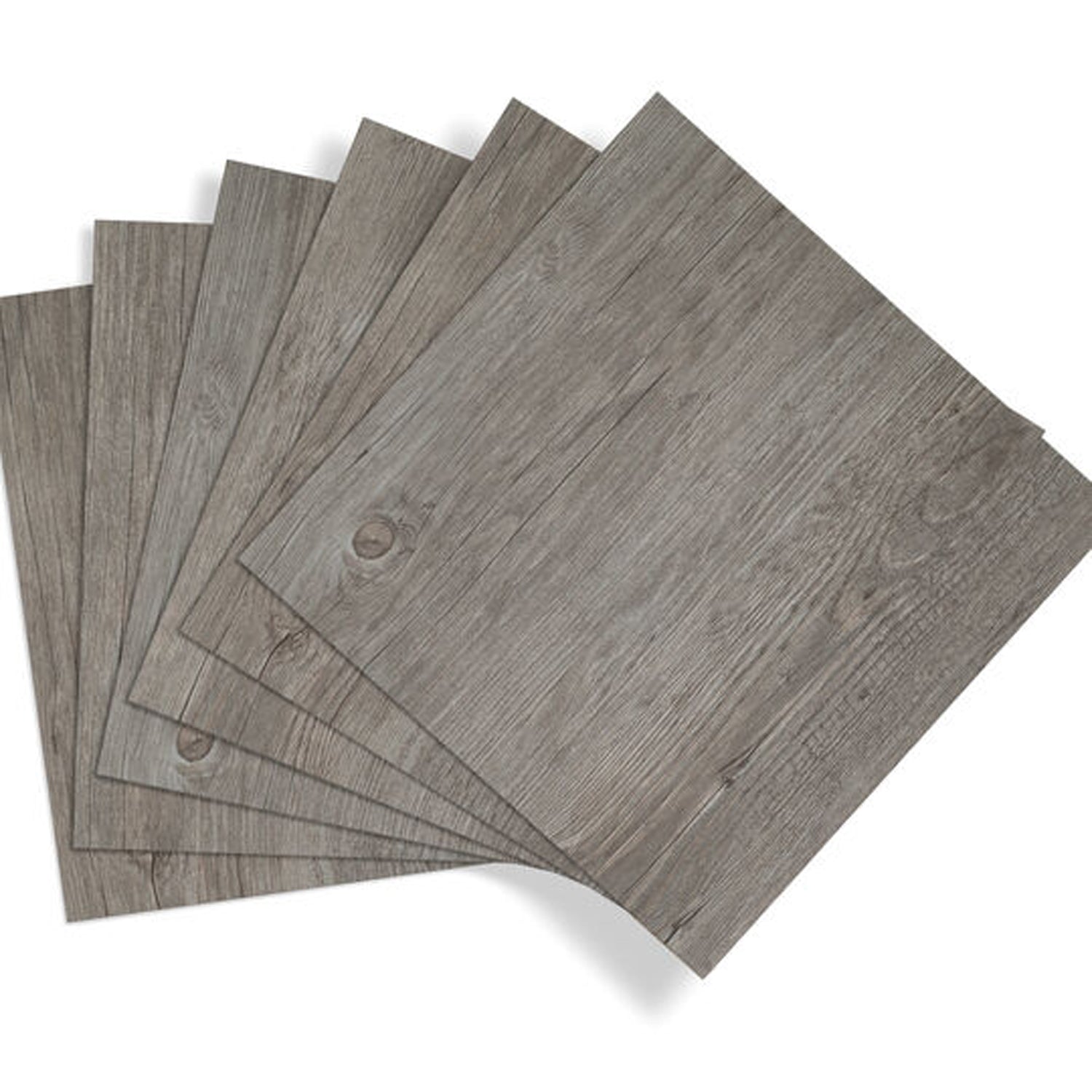 Grey Wood I Selbstklebende Bodenfliesen in Holzoptik grau - 30,5 x 30,5cm