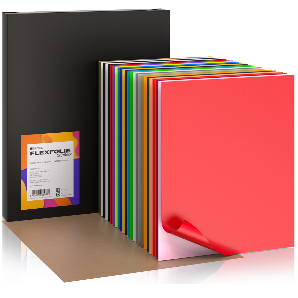 Textilfolie zum Aufbügeln I "Starter-Set"