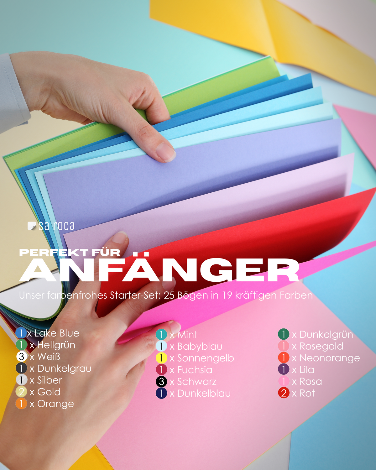 Textilfolie zum Aufbügeln I "Starter-Set"