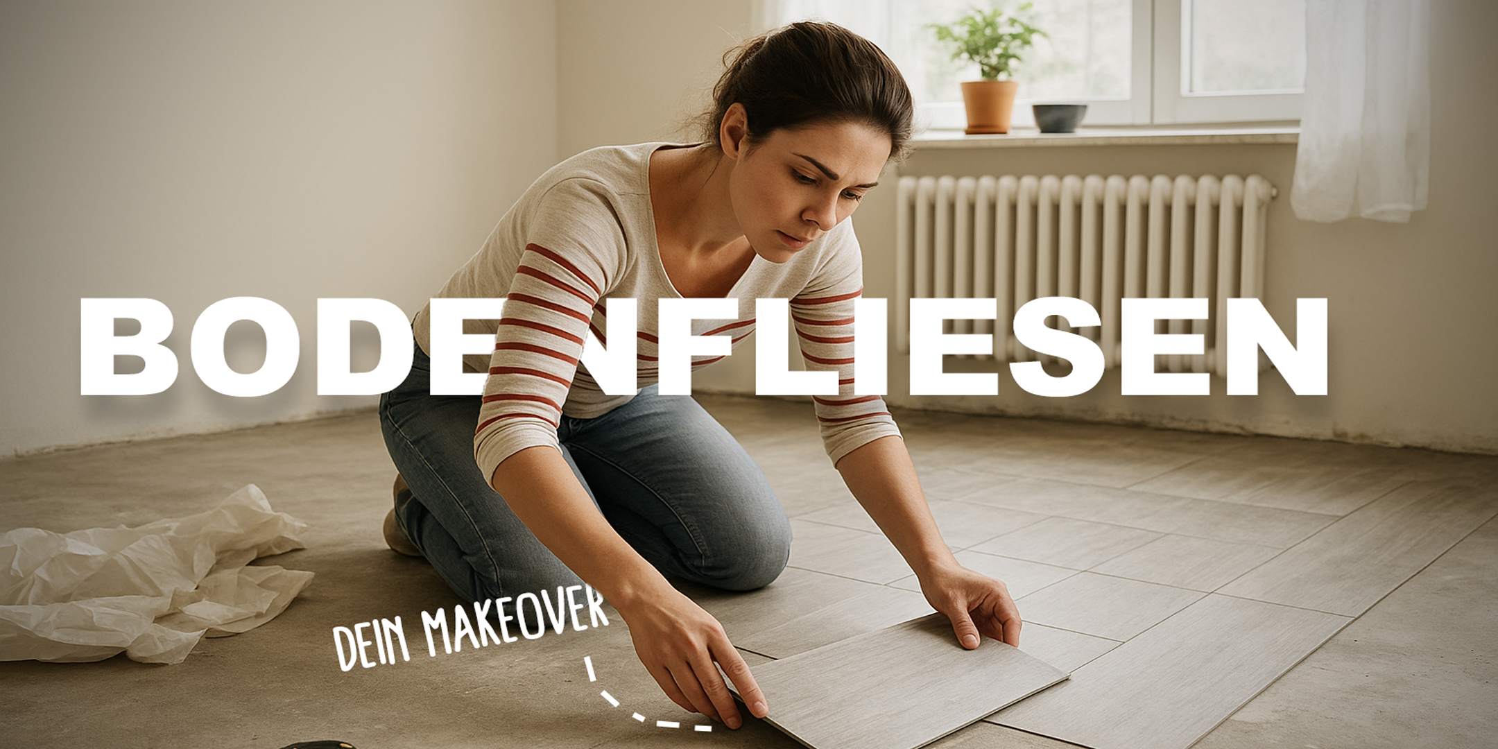 Selbstklebende Bodenfliesen