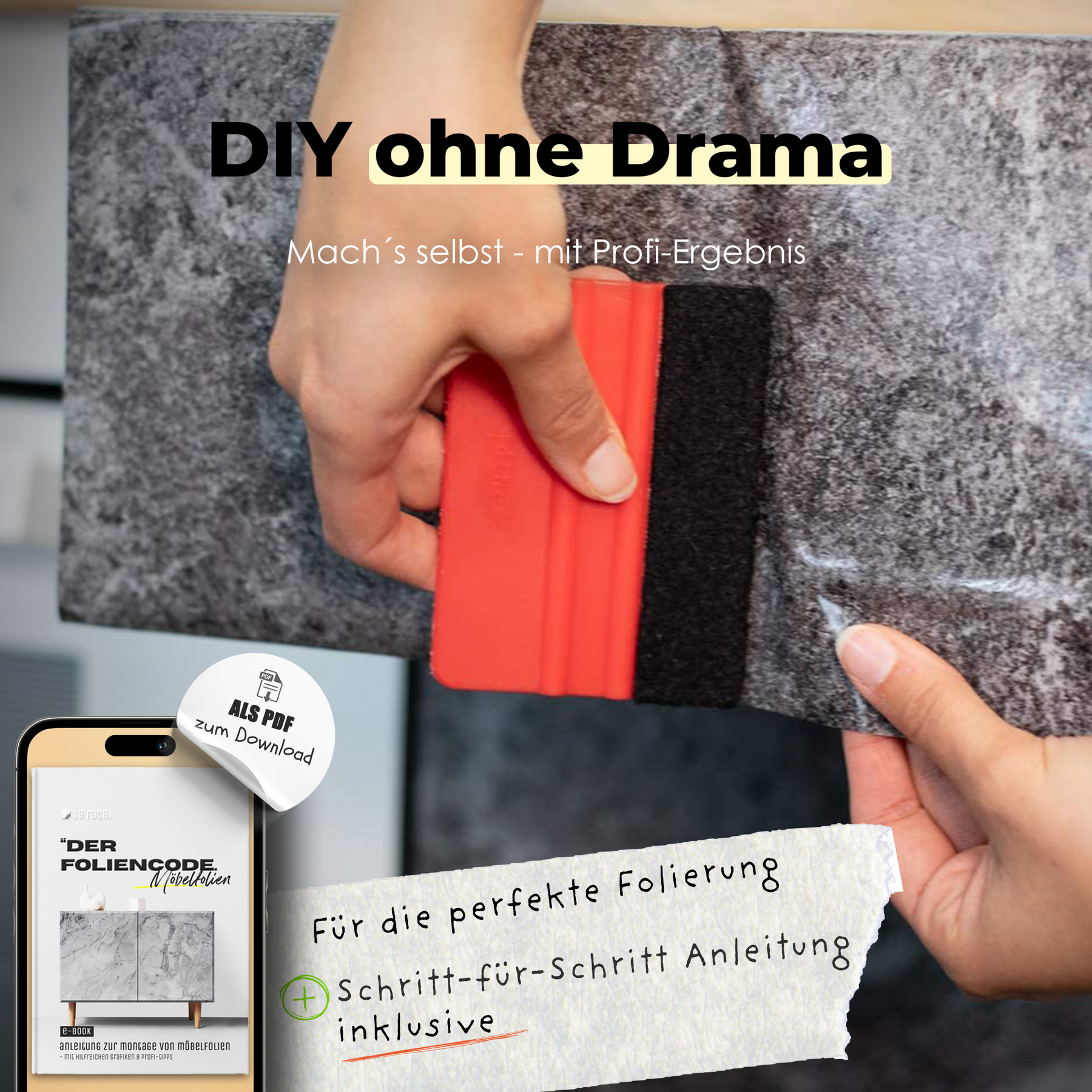 MÖBELFOLIE I "Concrete"