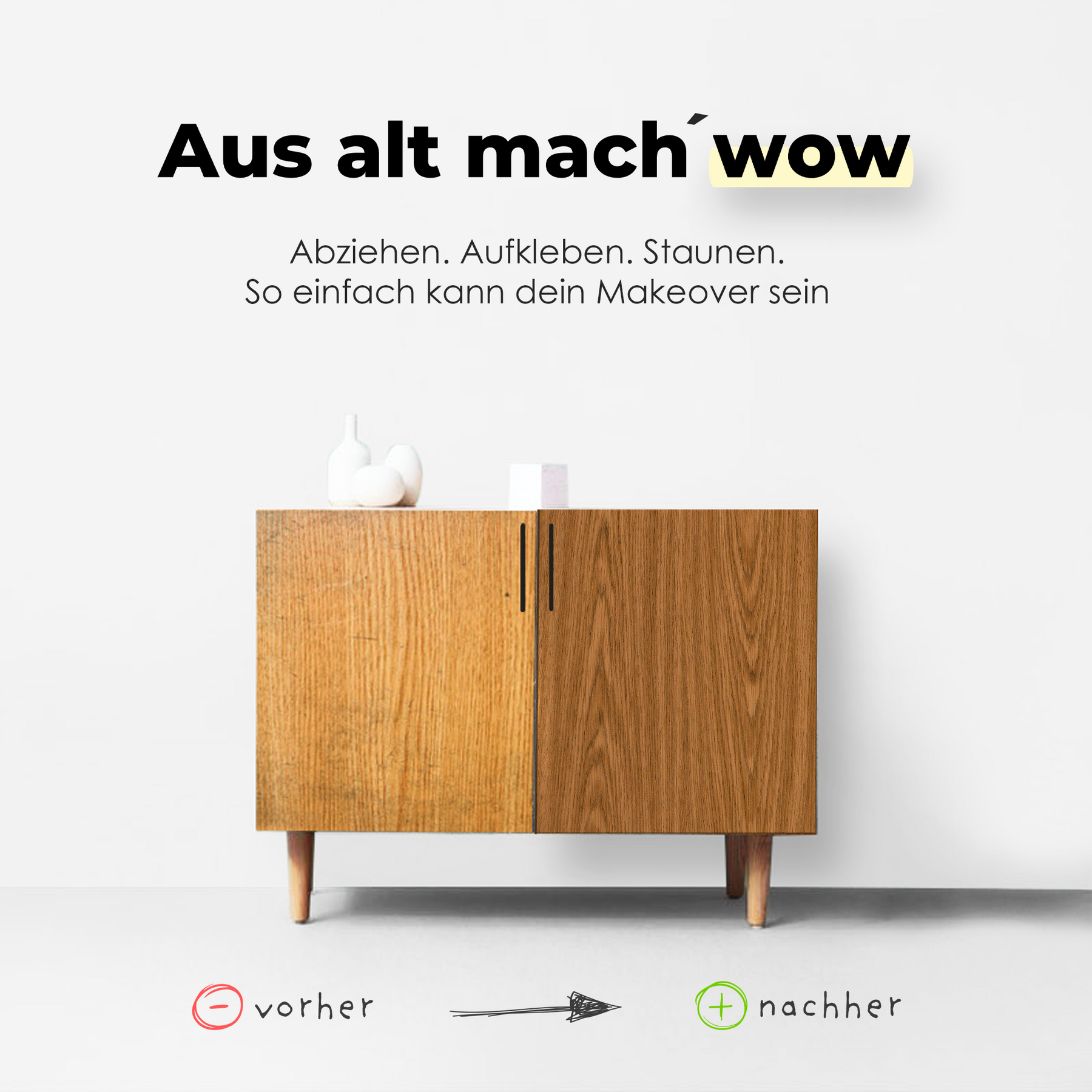 Eiche, hell I Möbelfolie in Holzoptik