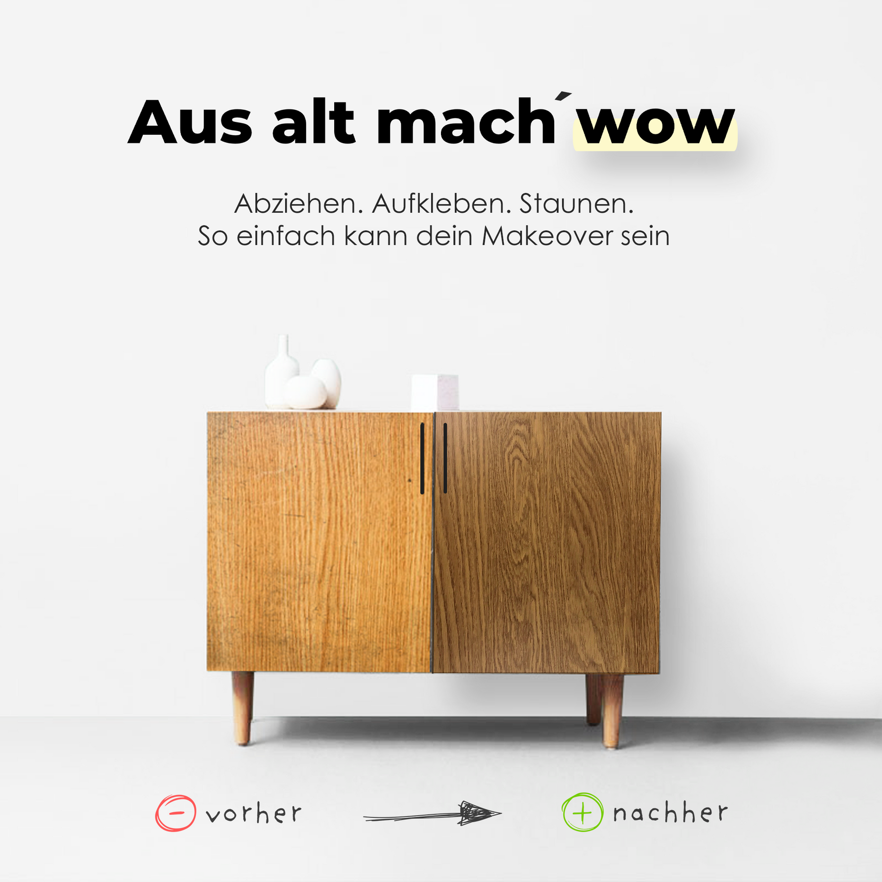 Eiche Wildwuchs I Möbelfolie in Holzoptik