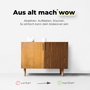 Nussbaum, mittel I Möbelfolie in Holzoptik