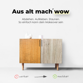 Sanremo Eiche - Sand I Möbelfolie in Holzoptik