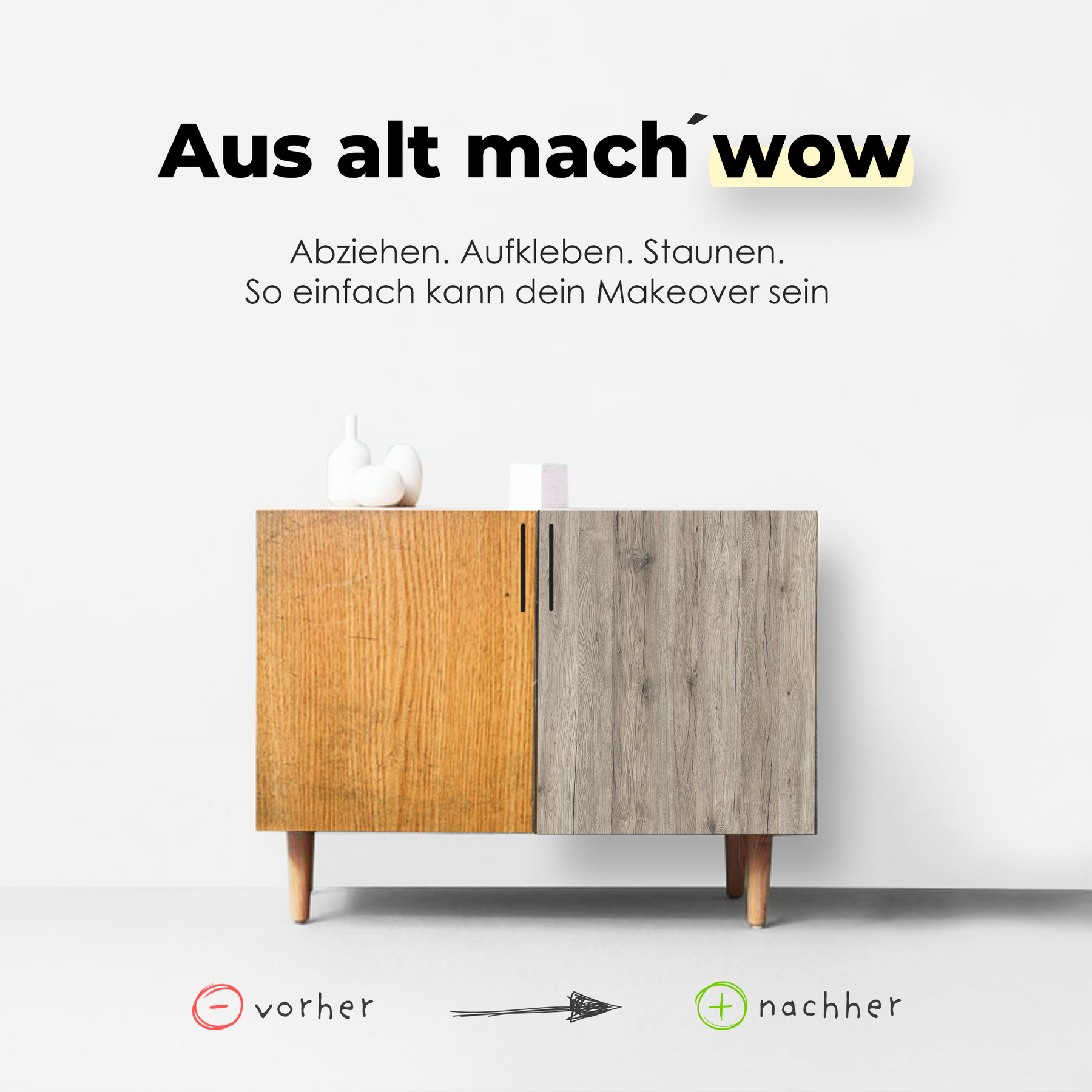 Sanremo Eiche - Sepia I Möbelfolie in Holzoptik