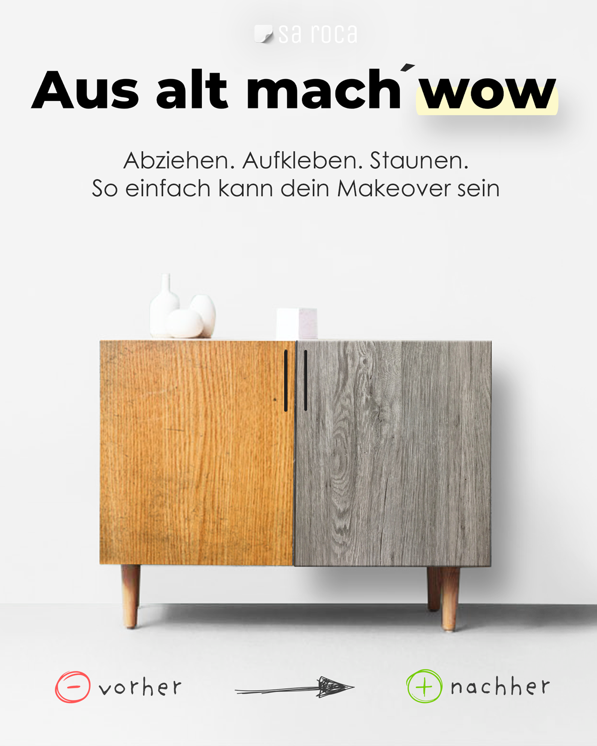 Kalkesche I Möbelfolie in Holzoptik