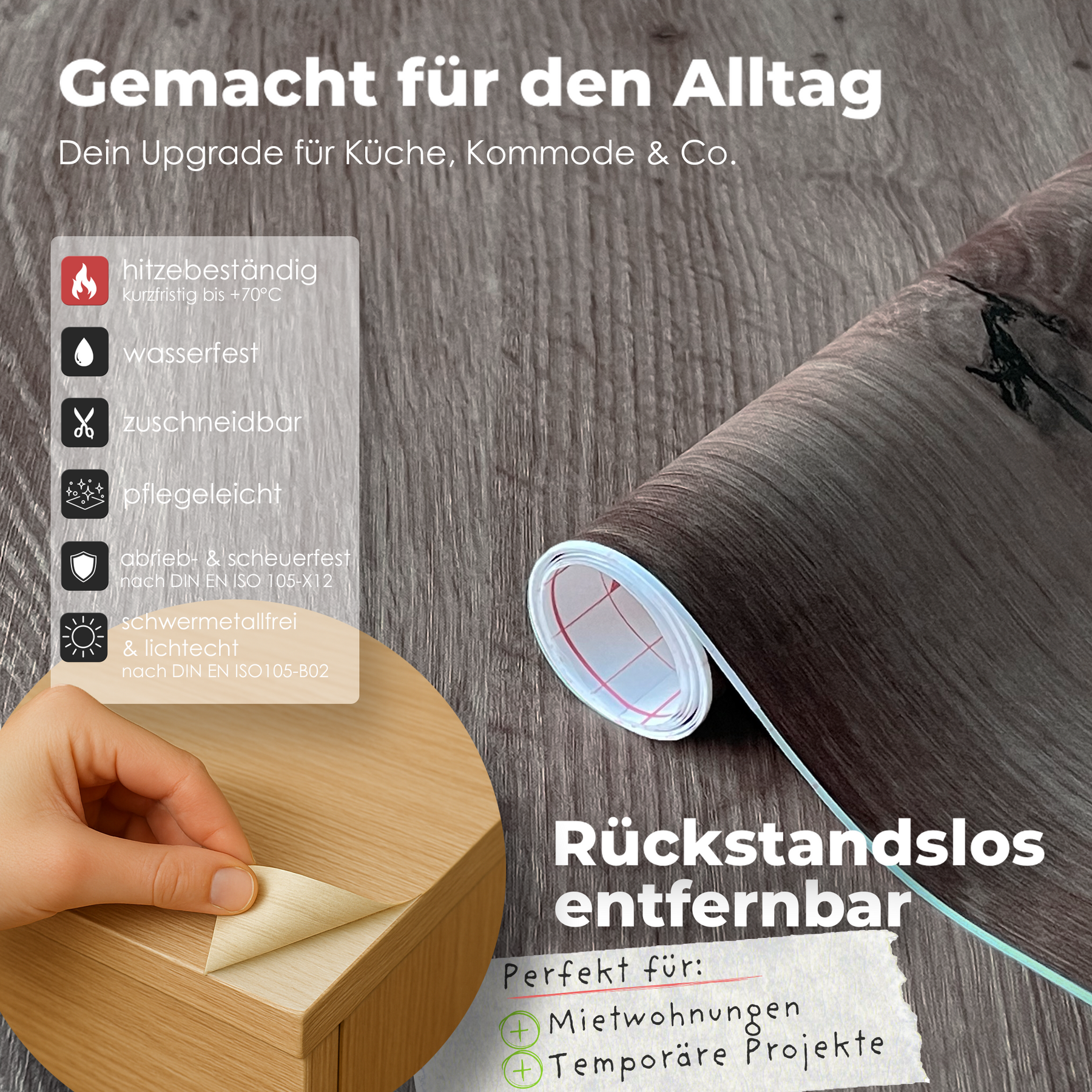 Artisan Oak I Möbelfolie in Holzoptik