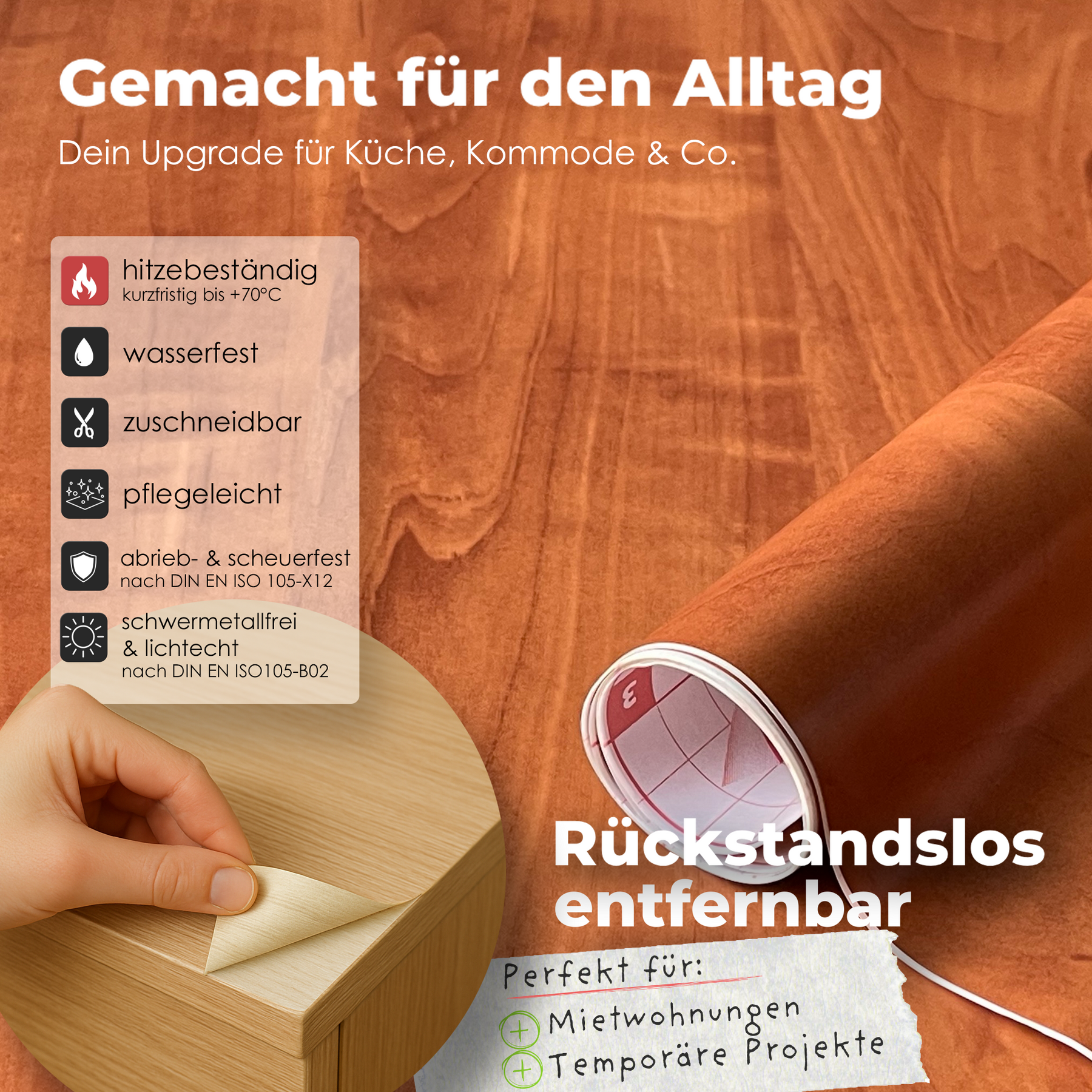 Calvados I Möbelfolie in Holzoptik