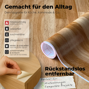 Butcherblock I Möbelfolie in Holzoptik