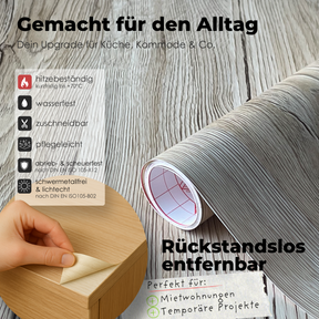 Sanremo Eiche - Sand I Möbelfolie in Holzoptik