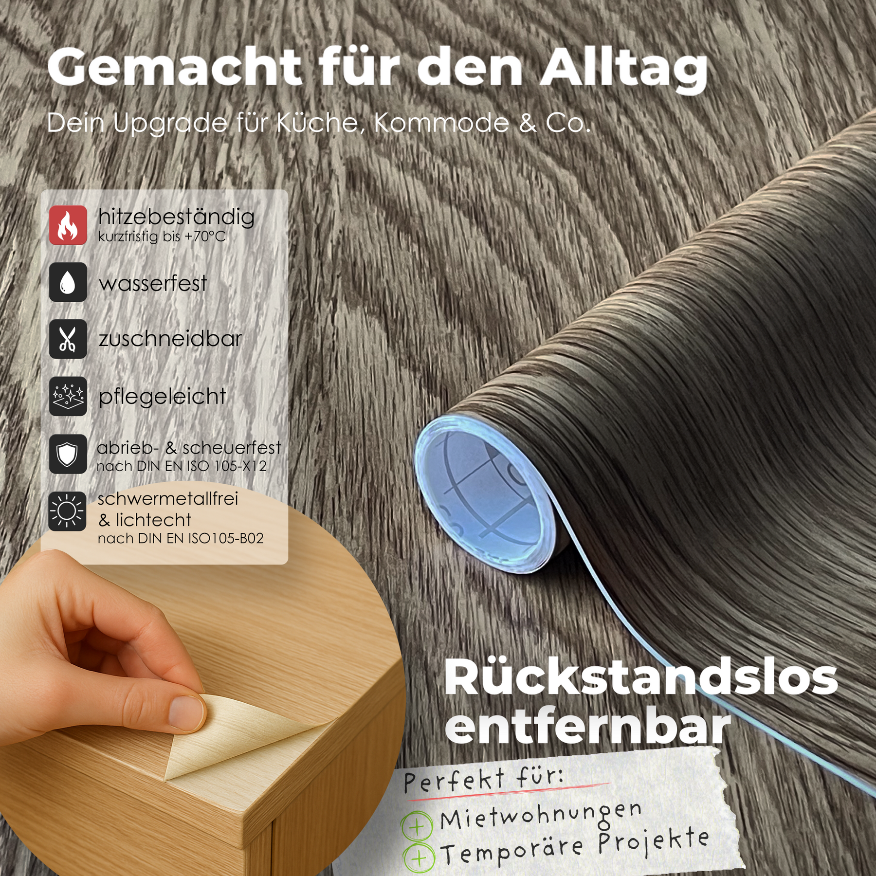 Eiche Wildwuchs I Möbelfolie in Holzoptik