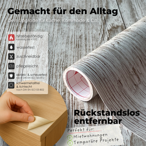 Pino Aurelio I Möbelfolie in vintage Holzoptik