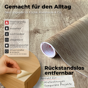 Ribbeck Oak I Möbelfolie in rusikaler Eiche Holzoptik