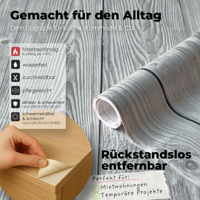 Shabby Wood I Möbelfolie in Vintage Holzoptik