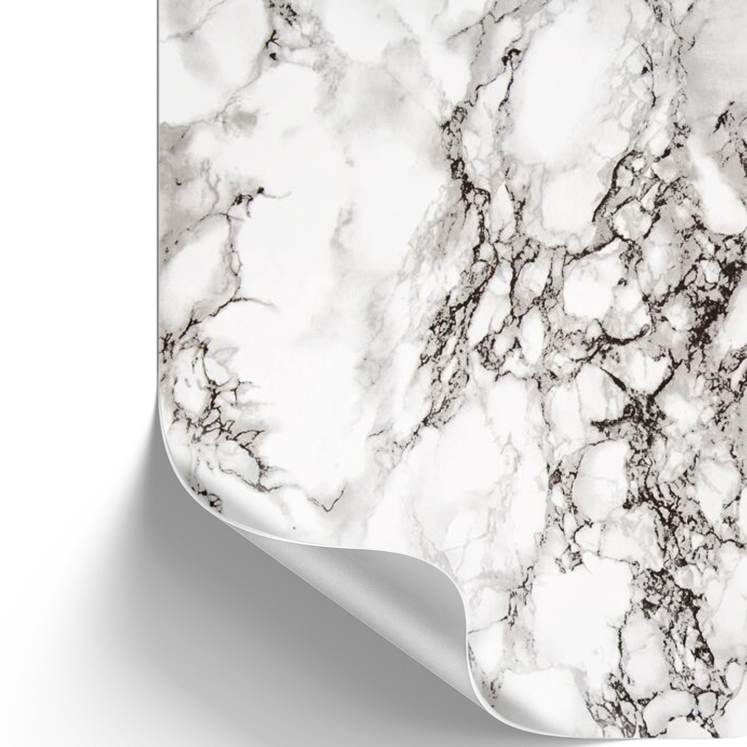 Marmi, weiß I Möbelfolie in Marmoroptik