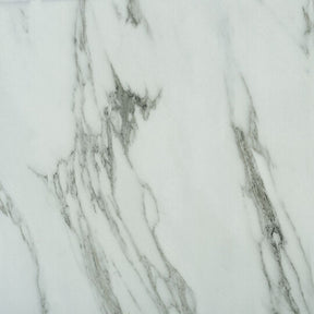 Premium Marble I Selbstklebende Bodenfliesen Marmoroptik weiß - 30,5 x 30,5cm