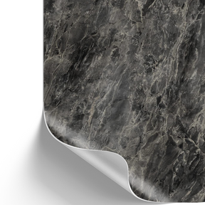 Romeo, silver I Möbelfolie in Marmoroptik