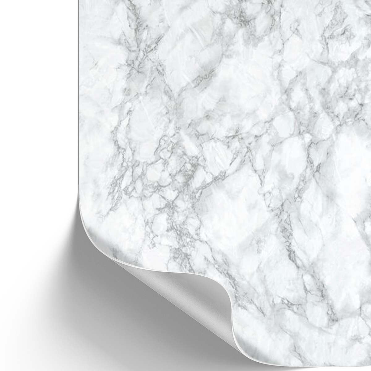 Cortes, silver I Möbelfolie in Marmoroptik