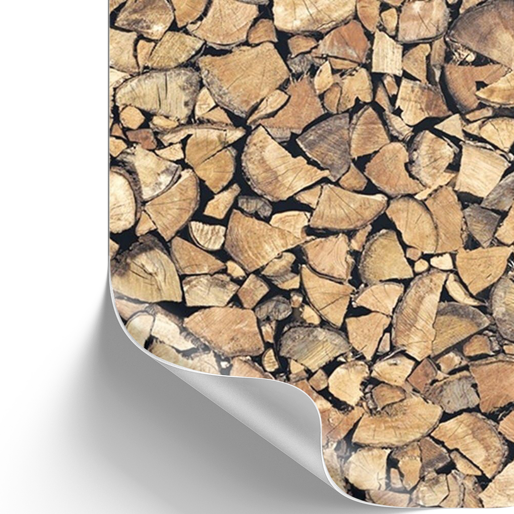 Feuerholz I Möbelfolie in Holzoptik