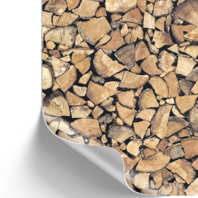 Feuerholz I Möbelfolie in Holzoptik