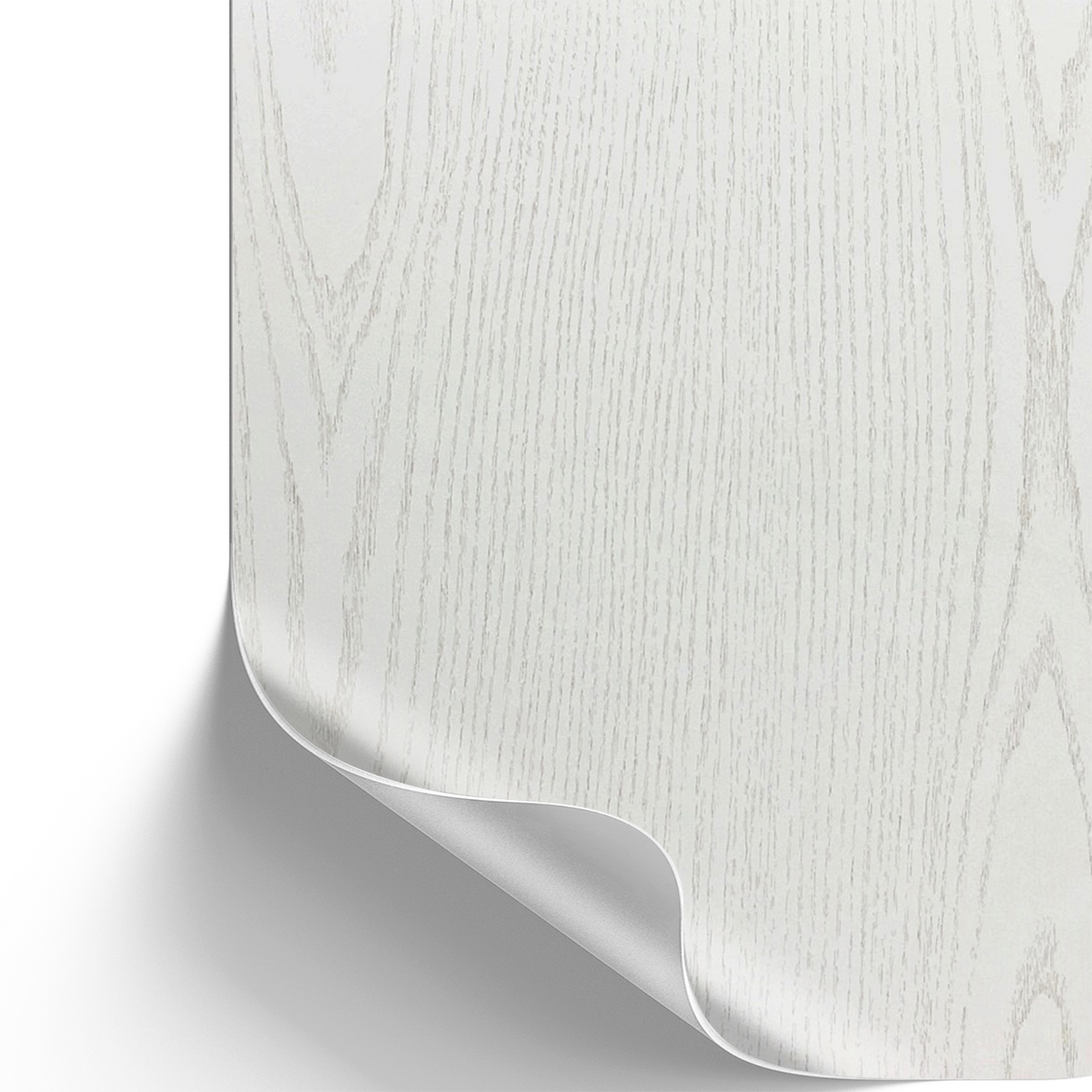 Perlmuttholz I Möbelfolie in Holzoptik weiß