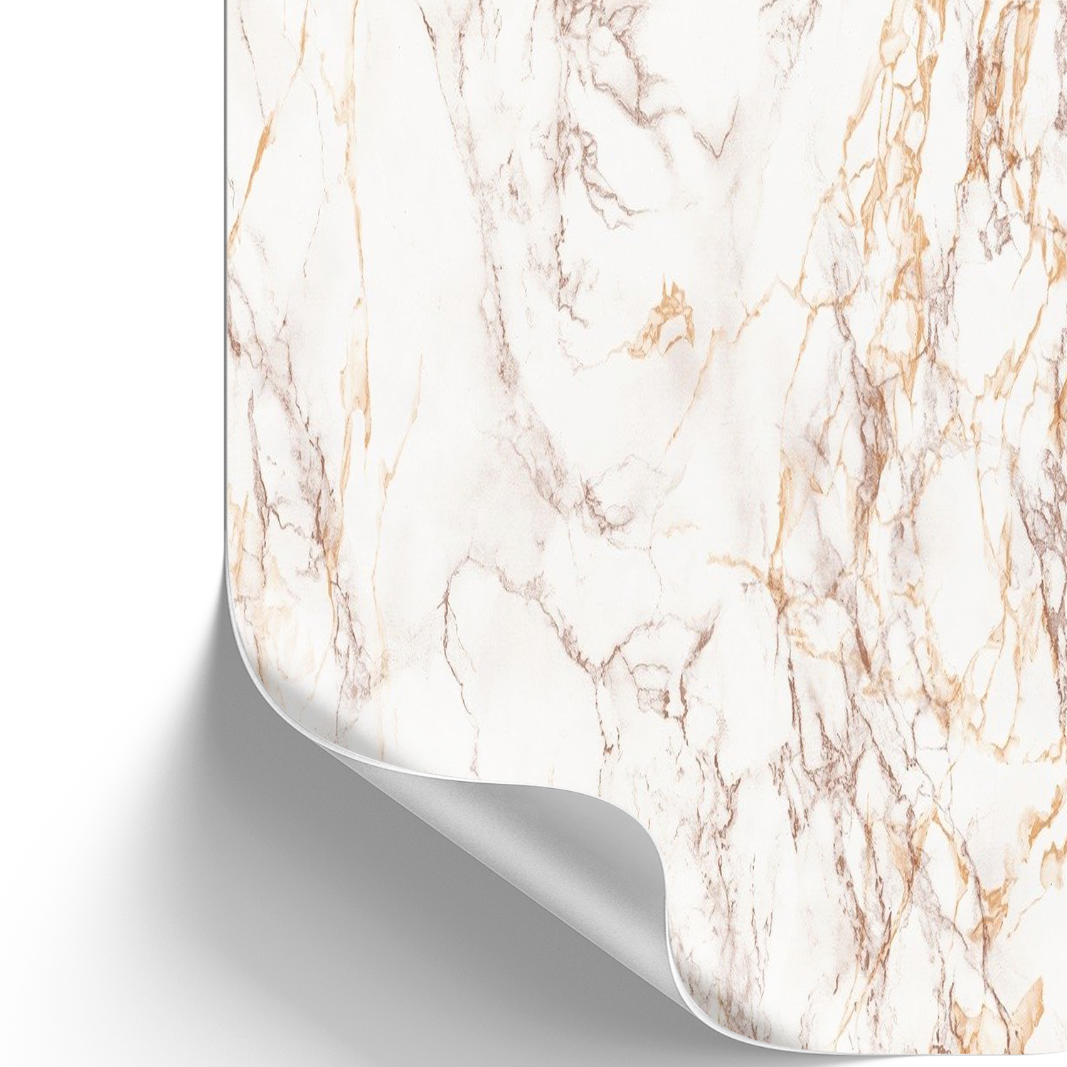 Cortes, braun I Möbelfolie in Marmoroptik